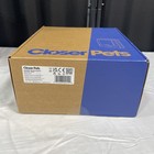Closer Pets Lockable Cat Flap With Door Liner - White Model 234w