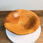 Natural Rustic Hand Carved Wooden Fruit Bowl Decor