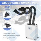 Double Solder Fume Extractor 200w Smoke Welding Filter Brushless Motor Engraver 