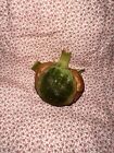 Antique Victorian Rare Shaker Walnut Velvet Sewing Pin Cushion