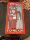 Coke 40 Ounce Tumbler Travel Cup With Lid   Straw  I Love Coke