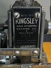 Kingsley Hollywood California Gold Stamping Machine
