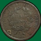 1807 Draped Bust Half Cent Very Good Vg Coin  Rim Bump  41912