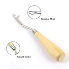 5 Pieces Bent Latch Hook Crochet  Wooden   Plastic Needle Hooks For Carpet Ma   