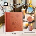 Photo Picutre Album 4x6 500 Photos Extra Large Capacity Leather Cover Wedding   