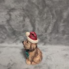 Yorkie Yorkshire Terrier Dog Handpainted Tall Resin Christmas Ornament 