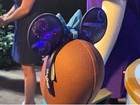 2025 Disney Starlight Parade Light Up Minnie Ears Headband Purple In Hand