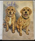 Original Oil Painting Pet Portrait 11  14   Cute Dog  I Do Custom Work From Photo