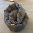 Huzi Infinity Travel Pillow Soft Neck Scarf Support For Sleep Gray