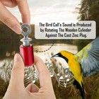 Audubon Bird Call - Red  Handcrafted  Made In Usa