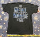 Vintage 80   s Ted Nugent 1987 Metal Maniac Tour Original Concert Tour T-shirt