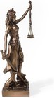 Magicsculp-the Lady Justice Statue - Greek Roman Goddess Of Small  Bronze 