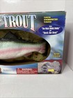 Gemmy Travis The Trout Singing Animated Fish Plaque  Limited Motion With Box