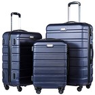  Luggage 3 Piece Set Suitcase Spinner Hardshell Lightweight Tsa Lock 4 Navy2