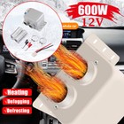 12v Car Vehicle Portable Ceramic Heater Heating Cooling Fan Defroster Demister