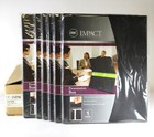 New Gbc Impact W21528 Presentation Folders   Unopened Case Of 6 Folders  Black 