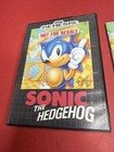 Sonic The Hedgehog  sega Genesis  1991  Not For Resale Case Manual Only
