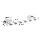 4 Piece Towel Bar Set Bath Accessories Bathroom Hardware - Brushed Nickel