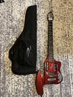 Traveler Guitar Speedster Travel Electric Guitar Red Rh W  Gig Bag Strap