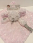 Blankets   Beyond Pink Rosette Baby Bunny Lovey Security Blanket Plush 15 
