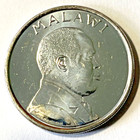 1996 Malawi 20 Tambala Coin Elephant Cow With Baby Calf Animal Africa Wildlife
