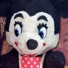 Vtg Disney California Stuffed Toy Co Minnie Mouse Plush Blue Eyes Felt Ears Read