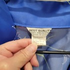 Kimono Best Quality Blue Floral Robe One Size Unisex Satin Vintage Made In Japan