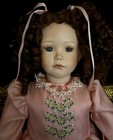 Haunted Porcelain Doll    marsha    Active   Deaf Child Spirit  2 Ft  Tall Vessel