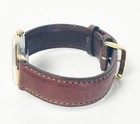 Vintage Omega Seamaster Automatic Gold Tone Men s Watch Leather Strap Swiss