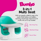 Bumbo Baby Toddler Adjustable 3-in-1 Booster Seat high Chair And Tray  Aqua