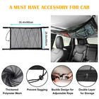 For Jeep Accessories Car Double Layer Roof Top Ceiling Cargo Net Pocket Mesh Bag