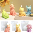 Animal Silicone Candle Mold Reusable Plaster Moulds For Wedding Home Table Decor