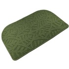  Indoor Doormat Front Door Mat 30 x18   Low-profile Machine Olive Green