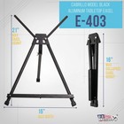 15  To 21  Black Aluminum Tabletop Display Easel With Arms  Artist Tripod Stand