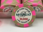 Bellagio Resort Casino - Las Vegas Nv - Set Of 6 Tournament Poker Chips 5-10000
