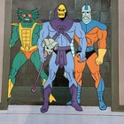 He-man Original Production Cel  Pencils And Production Folder Motu Filmation