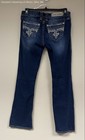 Rock Revival Men s Boris Bootcut Jeans Blue Embellished Pockets Sz 30