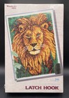 Wonderart 4481 Lion Latch Hook Rug Kit 34x50  Caron Vintage Craft New Usa Sealed
