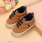 Newborn Baby Boy Crib Shoes Infant Prewalker Gentleman Sneaker