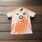 As Roma Adidas Away Soccer Jersey 24 25 Men s Size Medium Is5405 Nwt White