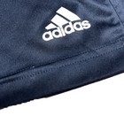 Adidas Shorts Men Medium Black Solid 3 Stripes Aeroready Zip Pockets Sports M