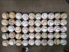 Lot Of 50 Great  Leather Used  Baseballs  Game Balls  Practice Top Brands