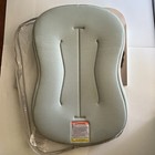 Snuggle Me Baby Lounger Curve 0-6 Mo Organic Cotton Foam Core Slate Blue