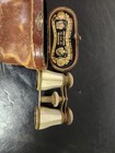 Antique Chevalier Paris French Opera Glasses Binoculars  Mother Of Pearl