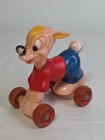 Vtg  Celluloid Toy Brer Rabbit On Wheels  splash Mtns brer Rabbitsongof Thesouth