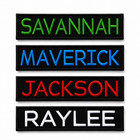  love It   Custom Embroidered Name Tag 4in X 1in Size