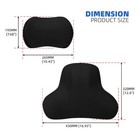 Memory Foam Neck Pillow And Lumbar Back Support Cushion Car Seat Back Pillow