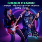 Mini Wireless Guitar System Transmitter Receiver Rechargeable Electric Bass Usa