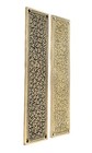 Solid Brass Rice Push Plate Vintage Premium Quality Door Push Plate For Entryway
