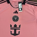 Adidas Inter Miami Cf Mls Soccer Jersey Pink black Men s Size Xl Nwt